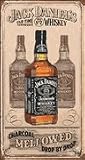 Tin Sign Jack Daniel's - Charcoal 