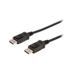 DIGITUS ASSMANN ANSCHLUSSKABEL DISPLAYPORT AWG30 2XGESCHIRMT SCHWARZ, AK-340100-020-S
