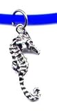 10 Blue Sea Horse Ankle Bracelet Sterling Silver Jewelry