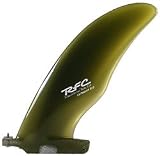 Rainbow Cutaway Longboard Fin - 8 in. - Green