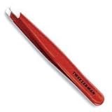 Tweezerman Slant Tip Red Enamel Tweezer