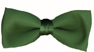 Dark Green Band Bowtie
