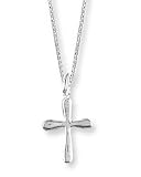 Boma Tiny Rounded Cross Necklace
