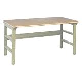 60 X 30 Shop Top Square Edge Top Workbench W/ Adj Legs- Tan