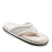 ACORN Women's Ahhh Spa Thong Ivory,Large 8-9 M US