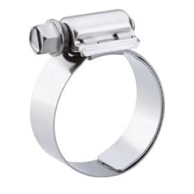 10 Pack Breeze 9410 Aero-Seal Liner Clamps with Stainless Screw Effective Diameter Range: 9/16" - 1-1/16" (14mm - 27mm)