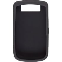 BlackBerry Silicone Rubber Gel Skin Cover Wrap for BlackBerry Tour 9630 (Black) [Bulk Packaging]