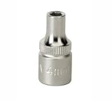 WallDrive Socket 4mm 1/4"Sq Drive