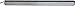 KYOCERA MBS-2200.1250 Micro Boring Bar, Carbide, 0.2500" Shank Diameter, 1.250" Max Bore Depth, 3" Length