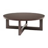 37 Round Coffee Table - Mocha Walnut Finish