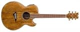 Acoustic Electric Spalted Maple Guitar