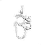 Om or Aum Pendant in Sterling Silver, #8116