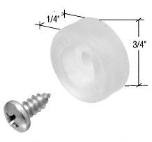 Clear 3/4 Shower Door Bumper - Package