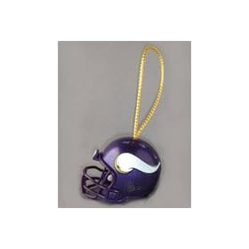 Official NFL National Football League Licensed Team Helmet Christmas Tree Ornaments - Minnesota Vikings
