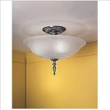 066-PB - Hudson Valley Americana 3-Light Flush Mount in Polished Brass