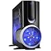 Electronics : Aplus Twin Engine Black ATX Case With Window - 2X 250Mm Blue LED Fan