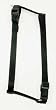 C NYL ADJ. HARNESS 3/4" MD-BLK