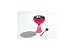 Alessi Big Love Ice Cream Bowl - Pink