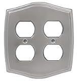 Outlet Cover Double Chrome 26D