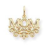 10k MOM CHARM - JewelryWeb