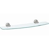 Alno A9150-18-PB Regency Glass Bathroom Shelf