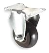 Industrial Grade 1UKA4 Rigid Caster, 3 In, 300 Lb, Polyurethane