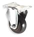 Industrial Grade 1UKA4 Rigid Caster, 3 In, 300 Lb, Polyurethane