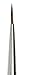 da Vinci Oil & Acrylic Series 1620 Oil Paint Brush, Round Russian Red Sable with Long Grey Handle, Size 3/0