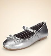 Round Toe Buckle Strap Bow Shoes