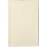 25 Ecruwhite Triple Panel Correspondence Cards