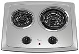 Whirlpool : RCS2002RS 21in Coil Electric Cooktop Stainless Steel