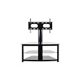 Omnimount Elements 503FP 3-Shelf Flat-Panel Floor Stand for Most 42-Inch to 55-Inch Flat Panels (Black)