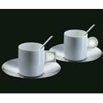 Mono Doppio Espresso Cups Nighn & Day Design Set of 2