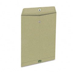 Ampad 19705 Ampad Envirotech Recycled Clasp Envelopes, 9x12, 60lb, Natural Brown, 110/Box