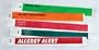 [Itm] Red w/ White Lettering, Along Length of Band [Acsry To]: Special Alert Tyve... see description