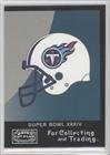 2008 Topps Mayo Super Bowl Match-ups #SB34C - Tennessee Titans