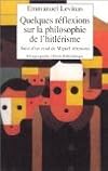 Quelques reflexions sur la philosophie de l'hitlerisme (Rivages poche/petite bibliotheque)