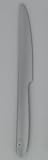 50 couteaux jetables plastique argent Starck
