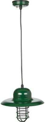 NPower Hanging Pendant Sconce Barn Light - 13in. Dia., Forest Green