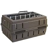 PETMATE CABIN KENNEL / WIRE TOP CLAY