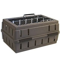 PETMATE CABIN KENNEL / WIRE TOP CLAY