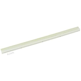 M-D Building Products 6528 U-Shaped Door Bottom with Vinyl Fins CDB 134, 36 Inches, White