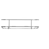 simplehuman BT1027 3-Tier Horizontal Tension Shower Caddy