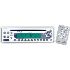 PYLE PLCD9MR AM/FM-MPX In-Dash Marine CD Player withFull Face Detachable Panel