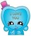 2014 SHOPKINS FIGURES Shopping Bag - CANDY KISSES #048 SEASON 1 - RARE