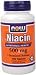 vitamin b3 - Niacin Time Release 100 Tabs 500 mg ( Vegetarian ) By NOW Foods