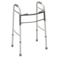 Guardian Easy Care Folding Walker with Out Wheels for Adults, #30755p, 1 Ea