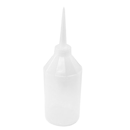 uxcell Plastic Sewing Machine Oil Bottle 500mL Clear White