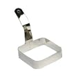Square Egg Ring, Stainless Steel, 4 x 4''