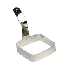 Square Egg Ring, Stainless Steel, 4 x 4''